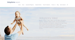 Desktop Screenshot of adoptionswest.com